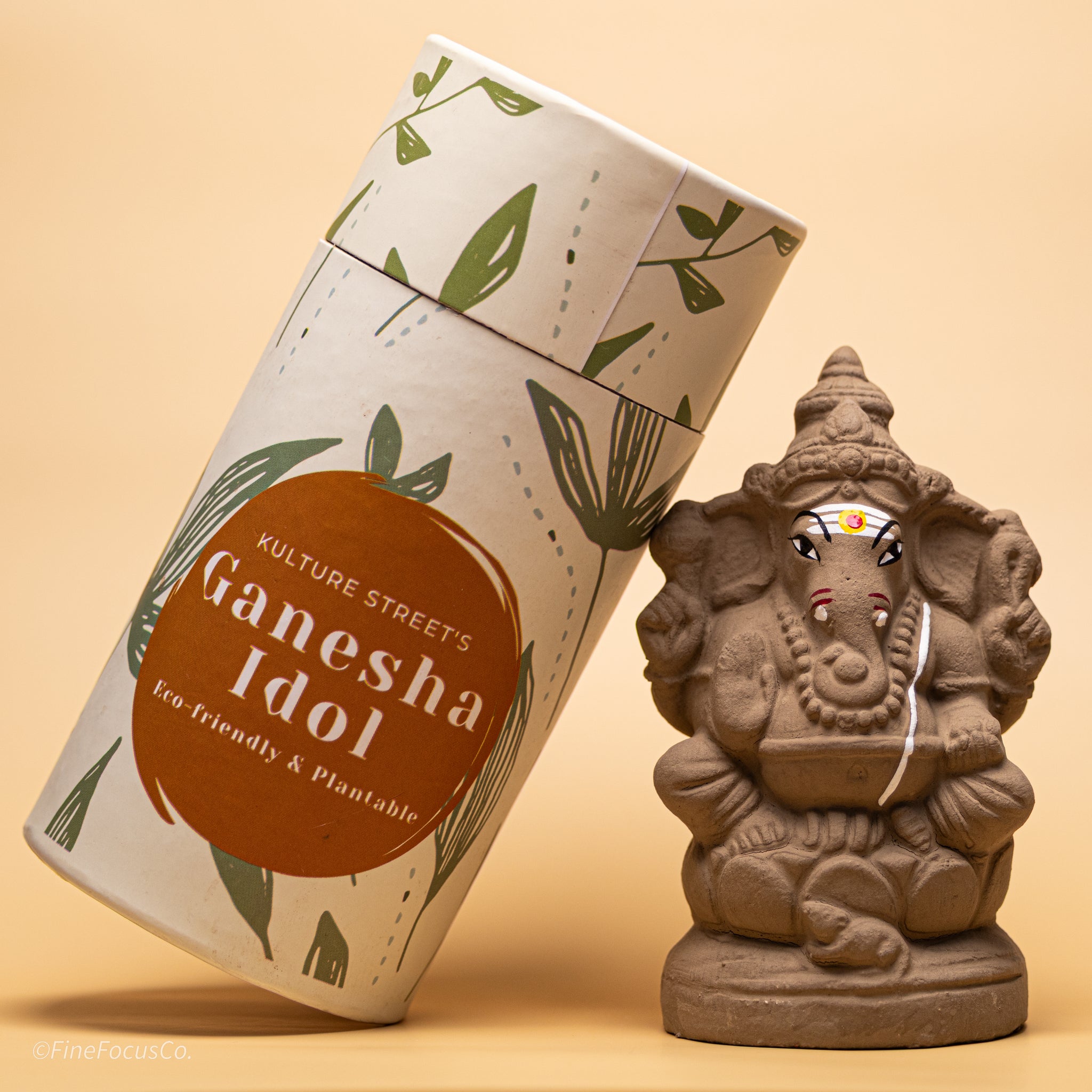 Eco-friendly Plantable Clay Ganesha Idol