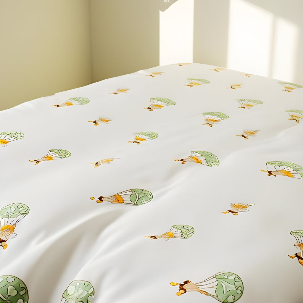 Handmade Block Printed Bedsheet (Parachute)